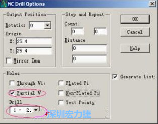 轉(zhuǎn)完Gerber后，接著還需轉(zhuǎn)鉆孔，通孔和盲、埋孔的轉(zhuǎn)法有所不同，轉(zhuǎn)通孔只須點(diǎn)擊Add，在彈出的窗口Document Name輸入文件名